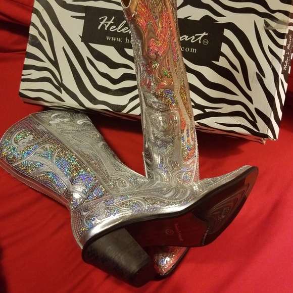 Helen Heart Bling Cowboy Boots - Picture 2 of 4